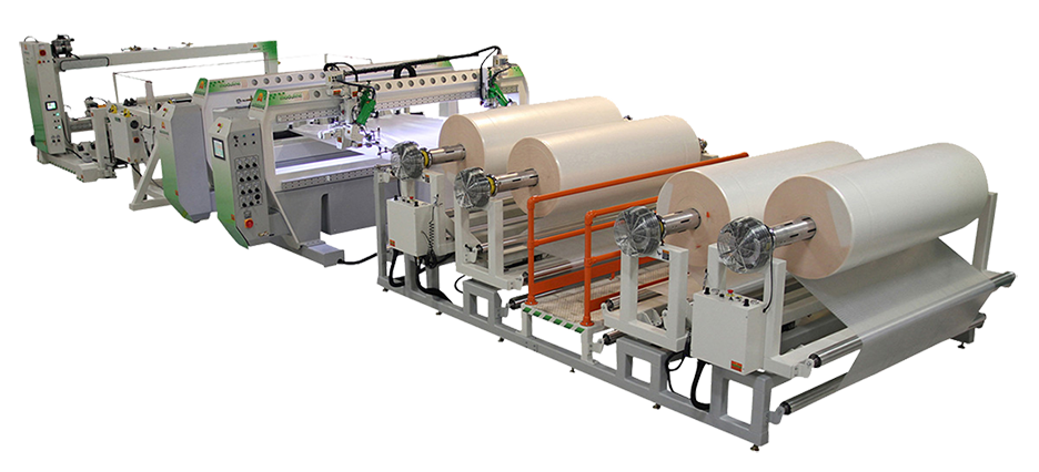 Miller Weldmaster Máquina de fabrico automático Moduline para coberturas e encerados