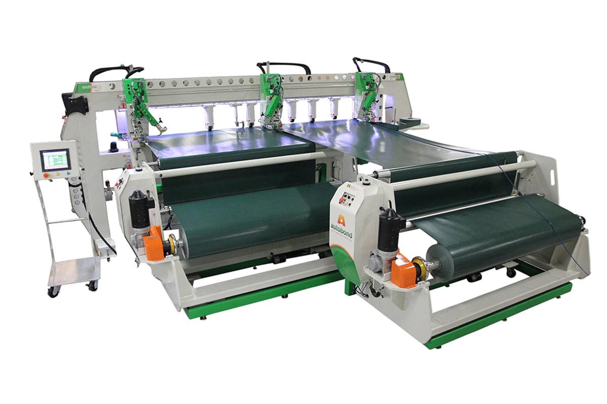 ModulineWeldingKeder-Máquina automatizada de fabrico de coberturas e lonas, Miller Weldmaster.